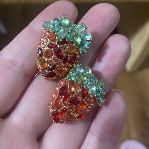 Bauble bar strawberry earrings